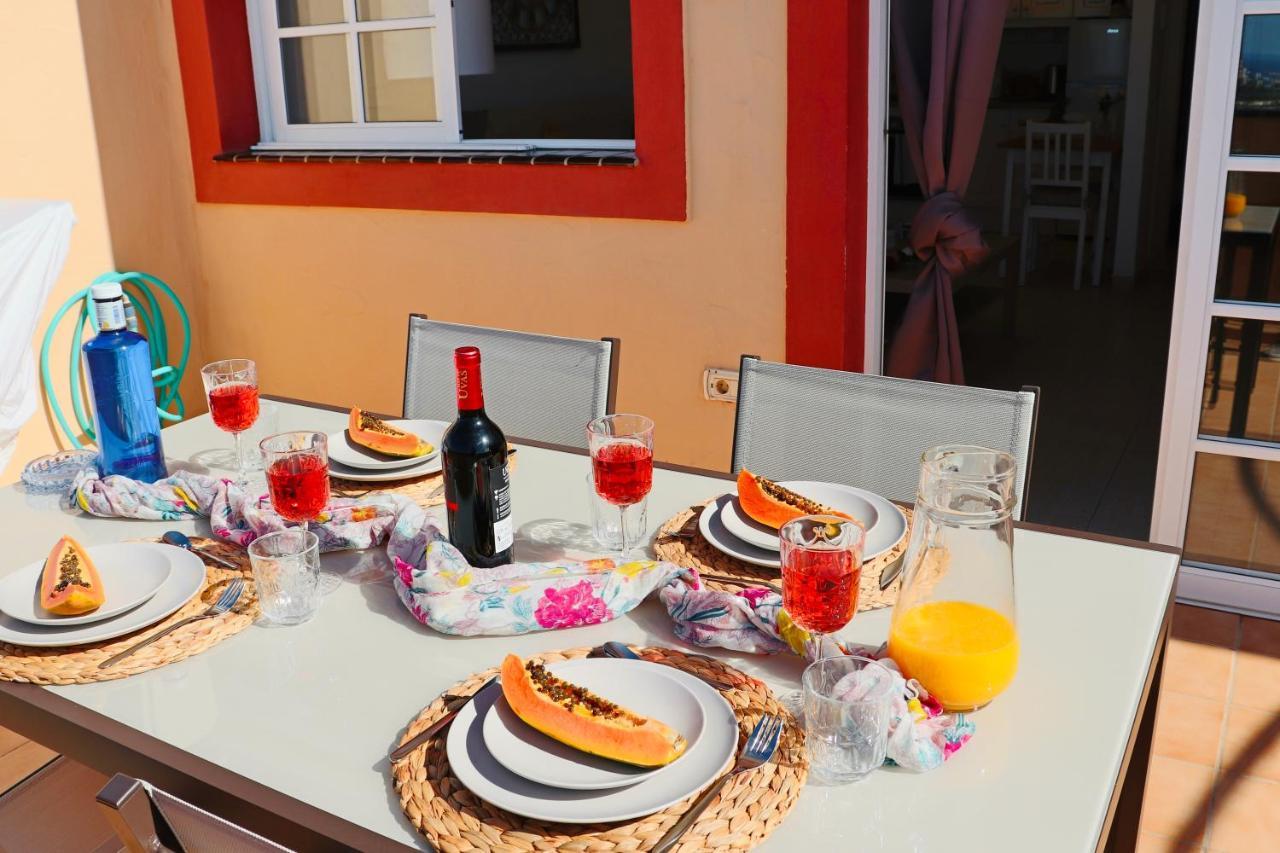 Ferienwohnung Sunset In The Heights Ocean View - Heated Pool Los Cristianos  Exterior foto